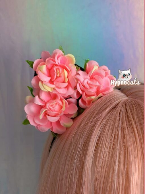 Flower Cat Ears Pink 2