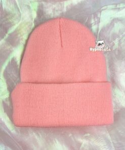 Simple Beanie Hat Pink 1