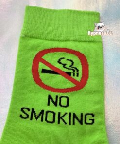 No Smoking Socks Green 2
